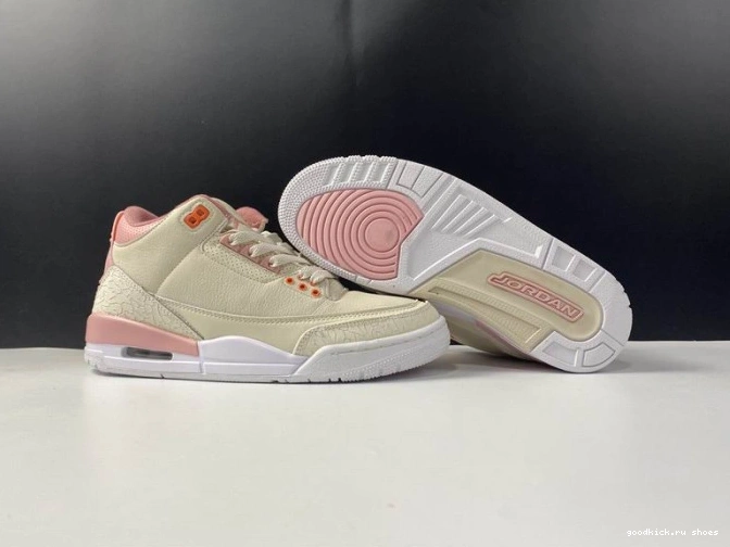 Retro 3 Sail Rust Jordan CK9246-116 (W) Air Pink 0803